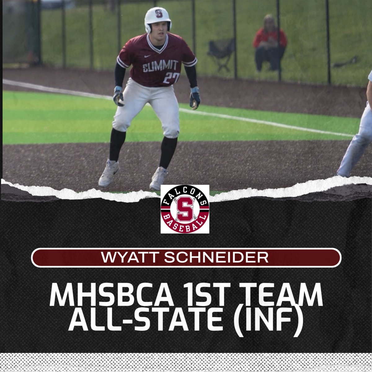 summithardball's tweet photo. Congratulations to Wyatt Schneider on his All State recognition. He was part of 4 district championships and broke multiple individual records along the way. https://t.co/JgOoLvaluD