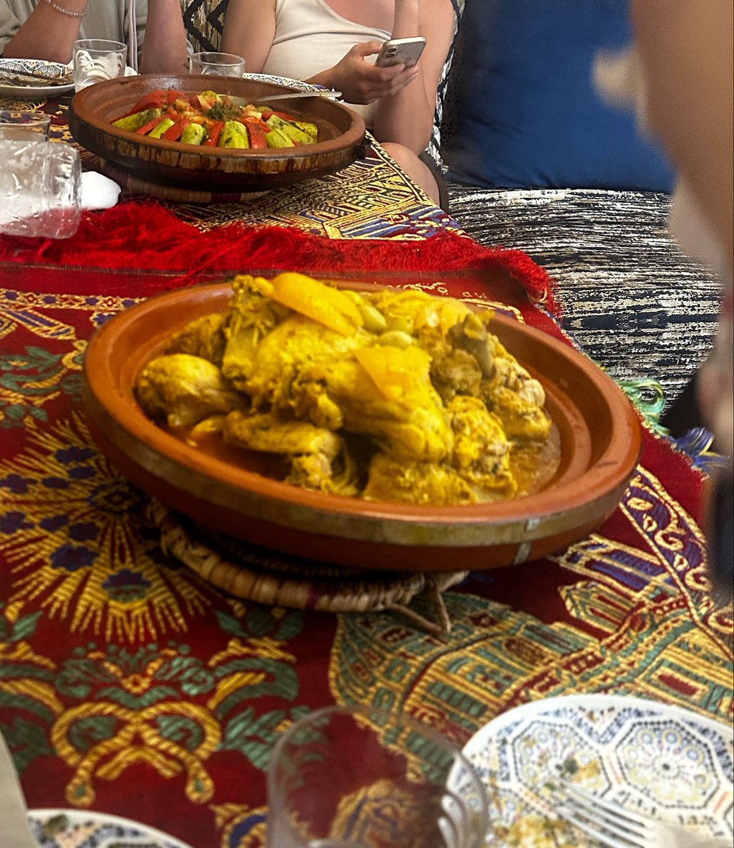 NotsosecretM's tweet photo. Guys I’m having a lot of fun in Morocco. Mint tea is being drank (hella sugar tho :/) Tajin is being nibbled at (cause I’m eating the same as my skinny friends 🫣) Steps are being maxed out. Did quad biking and I lost my sunglasses but they were cheap anyway. 

Enjoy food snaps📸 https://t.co/DFAZEk8mwt