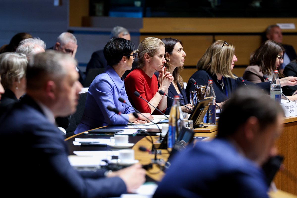 Tsahkna's tweet photo. Just witnessed history in the making: the opening of the first accession negotiations cluster with Ukraine and Moldova.

Ukraine and Moldova have delivered on reforms, and today Europe delivered on its promise.

Montenegro also continues its steady progress towards EU membership, closing two more negotiating chapters and demonstrating that reforms deliver results.

EU enlargement is one of the best investments we can make in our shared security, stability and prosperity. Now it is time to maintain the momentum and open the remaining negotiation clusters.