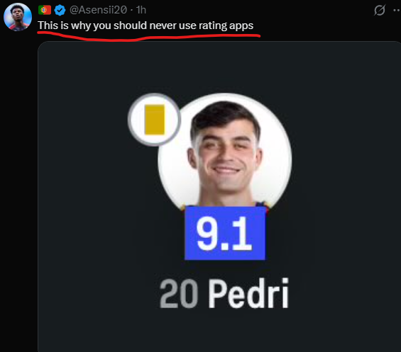 antoni22pl's tweet photo. @Asensii20 Bro using rating apps when it favours him😭 https://t.co/tStFjoG6ic