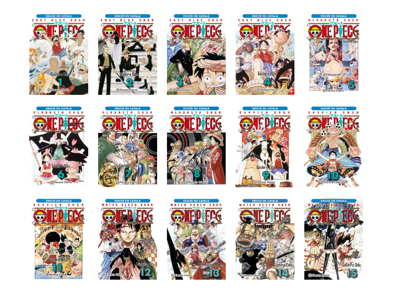 samfaina_visual's tweet photo. Quan volums de One Piece en català tens? El ple al quinze el podràs aconseguir el 9 de setembre, quan surti l'últim volum anunciat fins ara. https://t.co/zxSEskaSVK