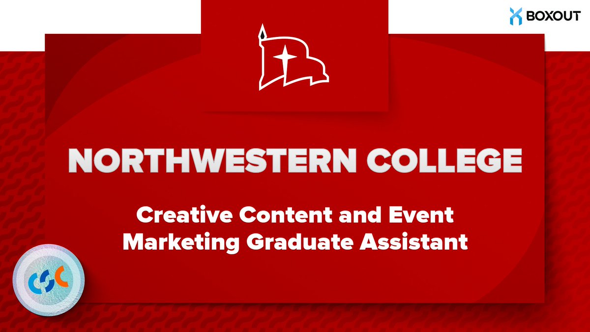 College Sports Communicators Jobs & Transactions tweet media