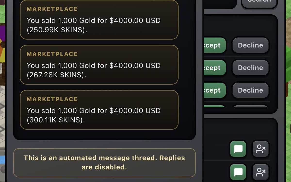 pingucharts's tweet photo. 48 hours. Total profit +12k in game only.

These were all bought a few days ago. 

Lock the fuck in and play the game. Understand how it works and corner the market for weapons mounts rares etc.

Higher for @PlayKintara https://t.co/N51XJcwFAg