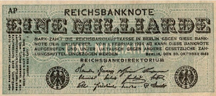 ImNeubert's tweet photo. @esjesjesj Had this in germany in 1924. As far as i know this wasnt a really pleasent time https://t.co/9q7FakzCOE