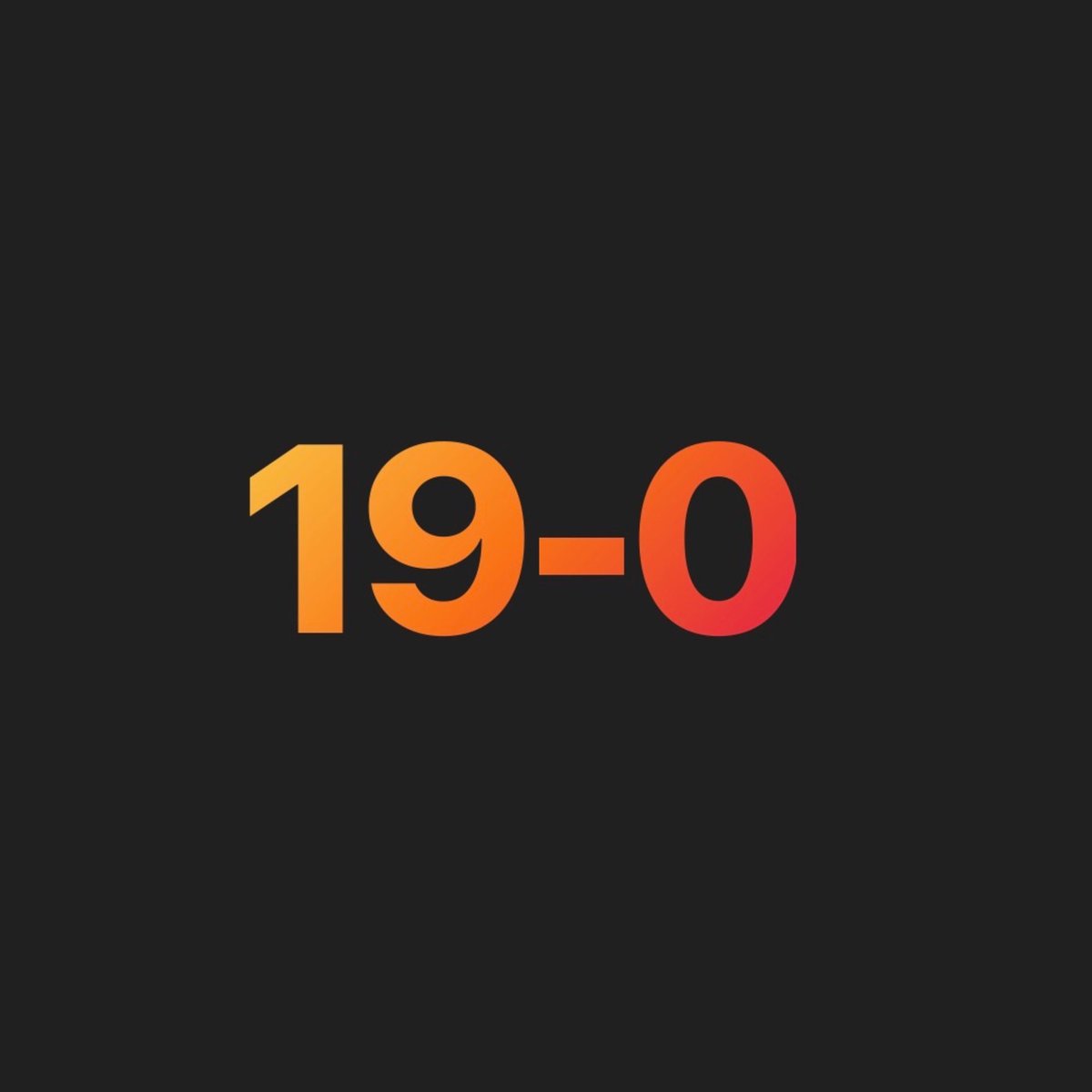 19-0 tweet media