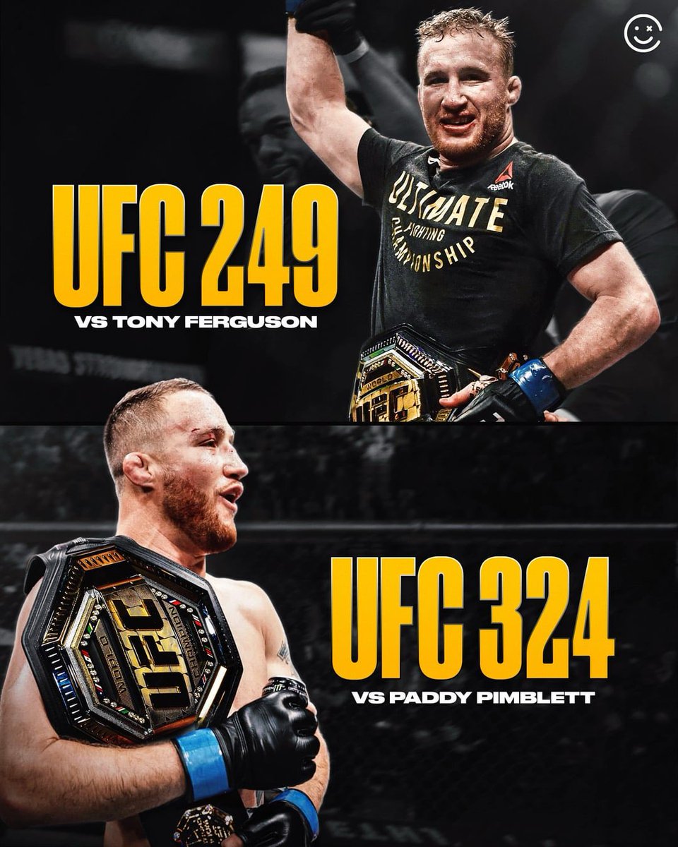 MonricOW's tweet photo. Justin Gaethje is the only man to win every single belt in the UFC

BMF belt
Interim belt (twice)
Undisputed belt
White House belt https://t.co/Qc7I2G7l2T