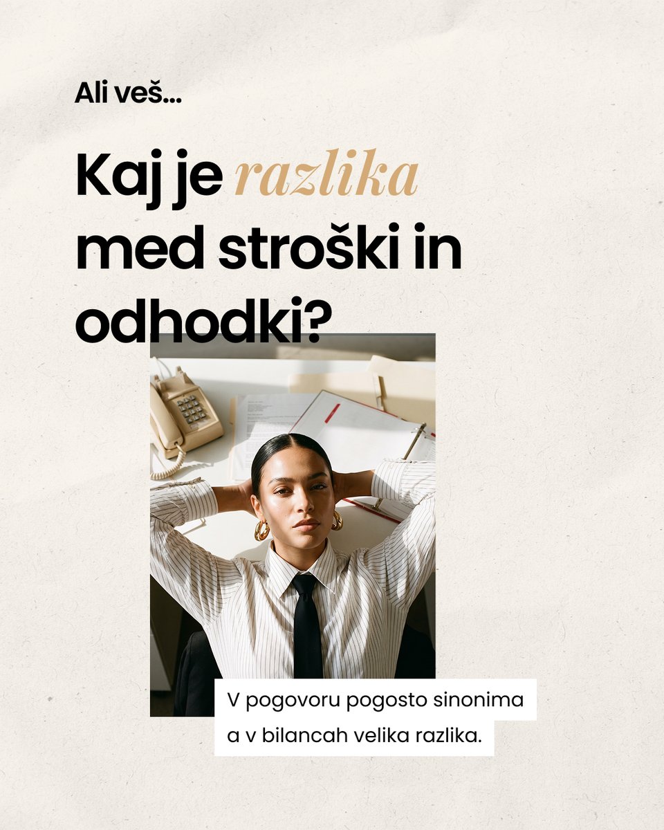 evalley_si's tweet photo. Stroški in odhodki!

📦 STROŠEK: poraba prvin (delo, material) znotraj podjetja.

📉 ODHODEK: del stroška, ki je neposredno vezan na ustvarjene prihodke in zniža dobiček v IPI.

 #evalley #racunovodstvo #SRS2024 https://t.co/g2xa9oZljI