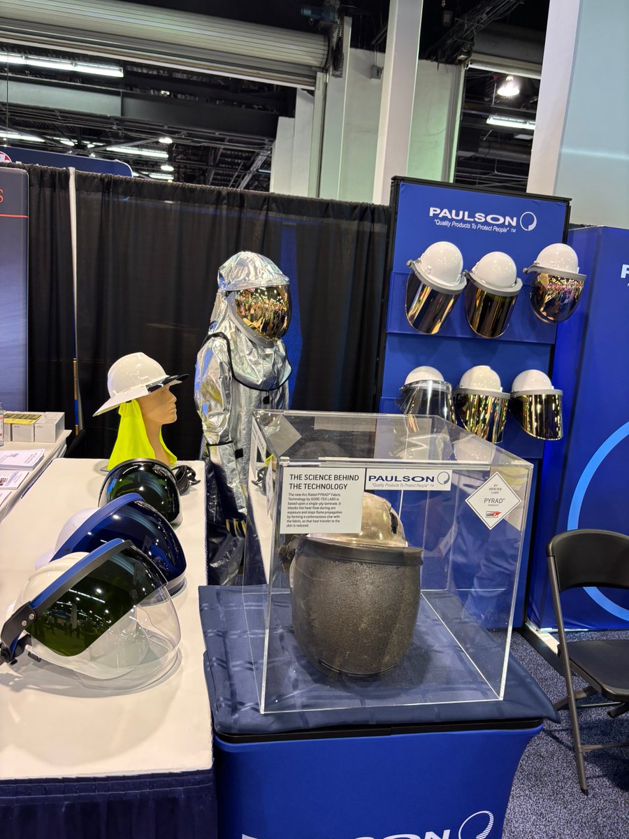 PaulsonMFG's tweet photo. Day 1 at ASSP Safety 2026 is underway in Anaheim! 🎉

Visit Paulson Manufacturing at Booth #5240 to learn more about our latest face protection solutions and connect with our team.

#ASSPSafety2026 #PaulsonManufacturing #SafetyInnovation #PPE https://t.co/o0rKAWJ5Fg