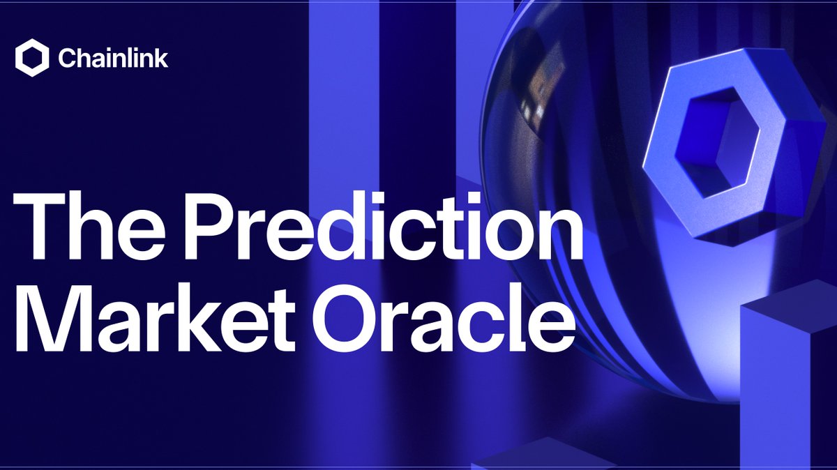 chainlink's tweet photo. Every minute spent waiting for market resolution is capital sitting idle. 

Resolve markets instantly without manual intervention. 

Powered by Chainlink.