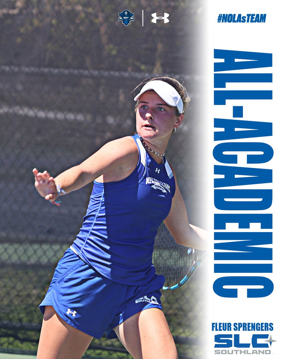 PrivateersTN's tweet photo. The Southland released their All-Academic teams for women's tennis and five student-athletes made the list!

Full story: https://t.co/sZyj1Z6Xmm

#NOLAsTeam ⚔ https://t.co/Q9iVrIYMK4