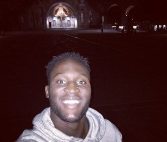 CatholicArena's tweet photo. Belgium footballer Romelu Lukaku during a pilgrimage in Lourdes, France https://t.co/Tnjl1irQnQ