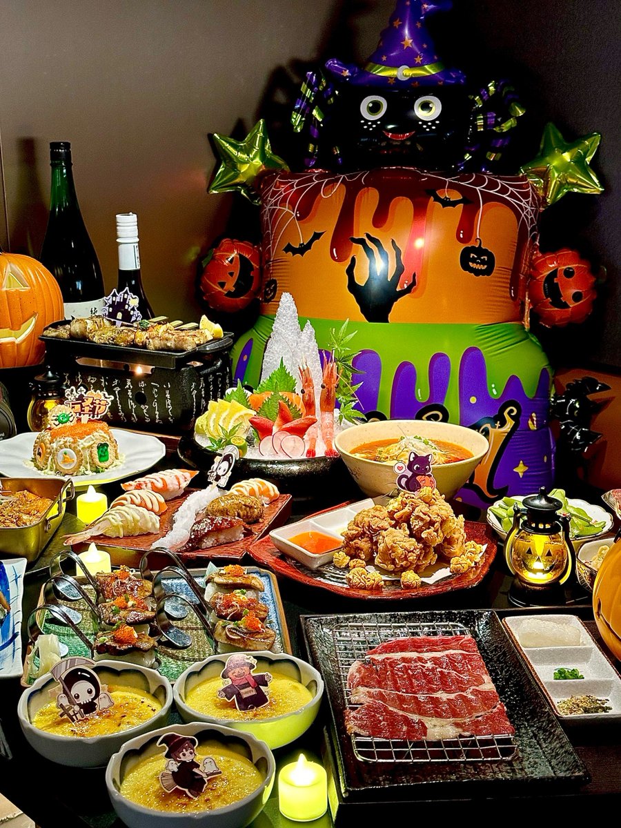 Jeaneh11's tweet photo. Spooky season dinner just got better! Our Halloween special platter brings cozy apple-cinnamon roast turkey + pumpkin risotto to your table tonight. Tag your foodie buddy who needs this!  #HalloweenEats https://t.co/0RXLM6bT8w