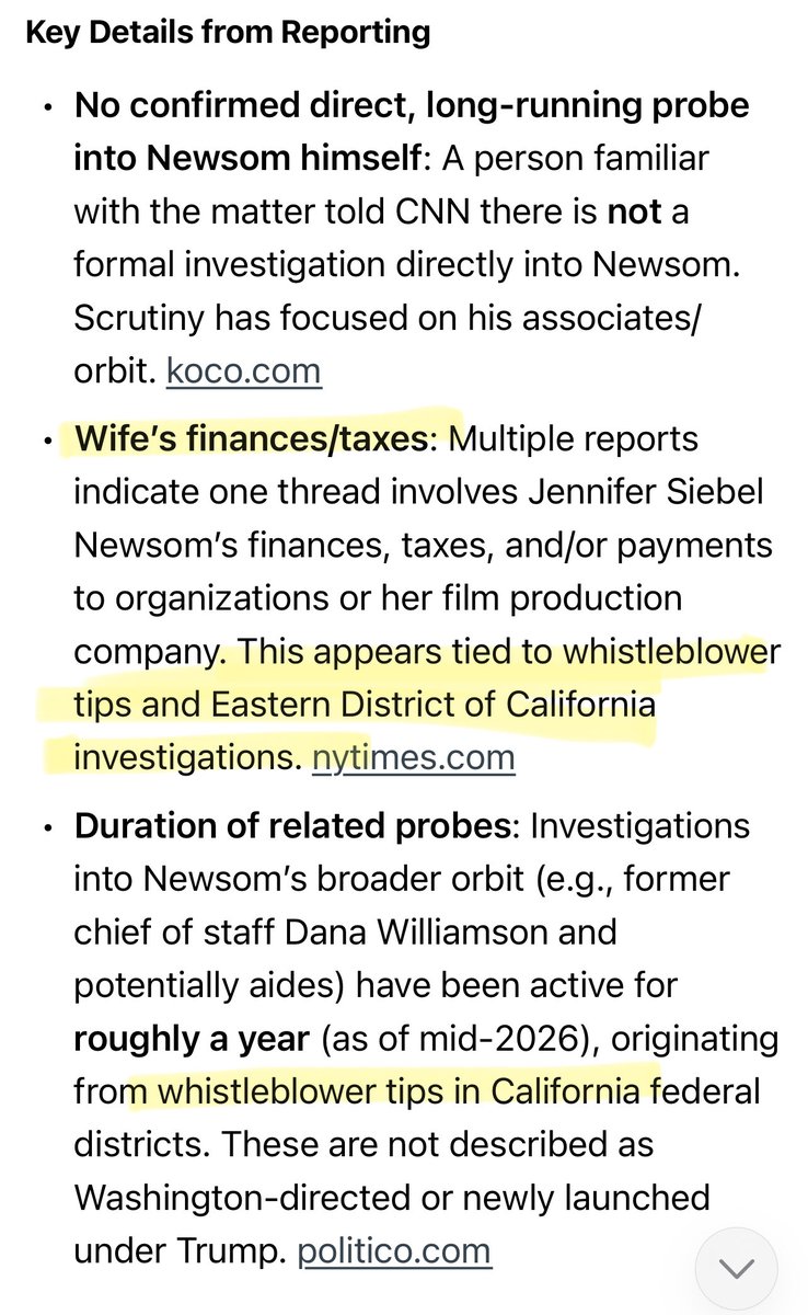 qc_cin's tweet photo. @iGardon @CarolLeonnig The investigations started 3 years ago BEFORE Trump 🤣
No one is above the law @GavinNewsom https://t.co/fispje6gfv