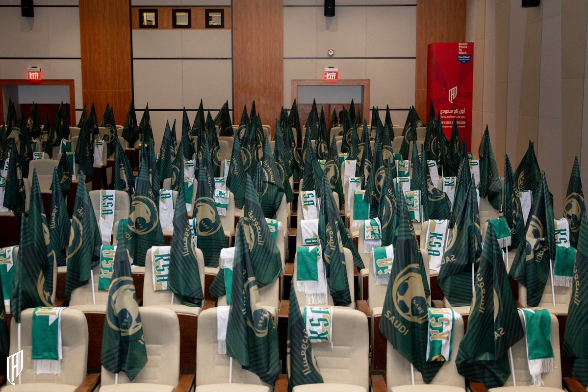 QADCommunity's tweet photo. مكانكم جاهز لدعم الأخضر .. ننتظر جيّتكم في مسرح #القادسية 💚🤩 https://t.co/GnGNmtnYKl