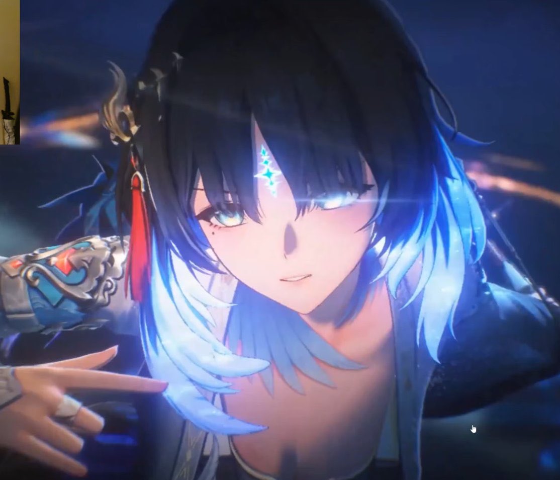 keikakudorii's tweet photo. Oh Yangyang’s Tacet mark looks like it mutated?

Maybe that could also be the reason why she have more feathers and blue color on her hair https://t.co/412GDr6CfX