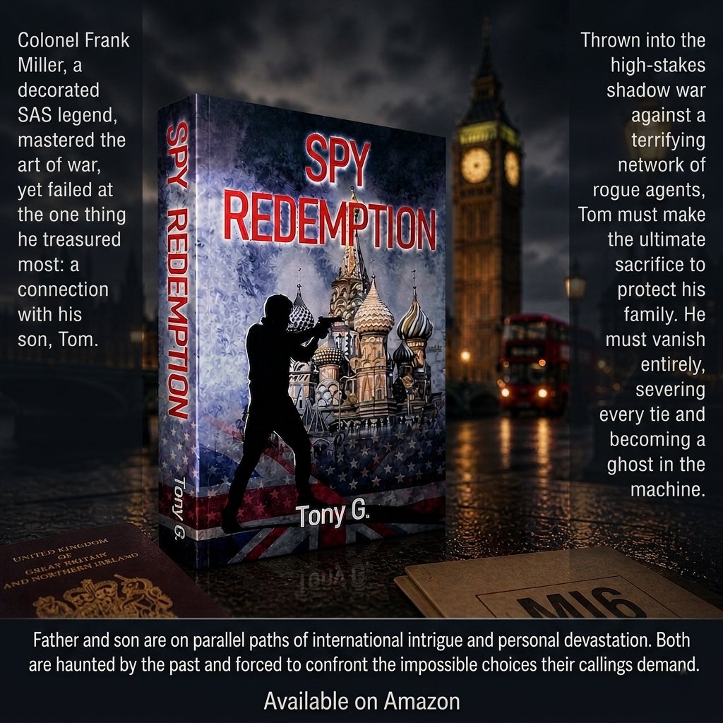 TonyGauthor33's tweet photo. #名刺代わりの小説10選
In the world of high-stakes espionage, the hardest part isn't the danger—it's losing who you are. 👤💨
SPY REDEMPTION by Tony G.
Grab your copy: https://t.co/nnVYJVO9UI https://t.co/cKZaplzUDD