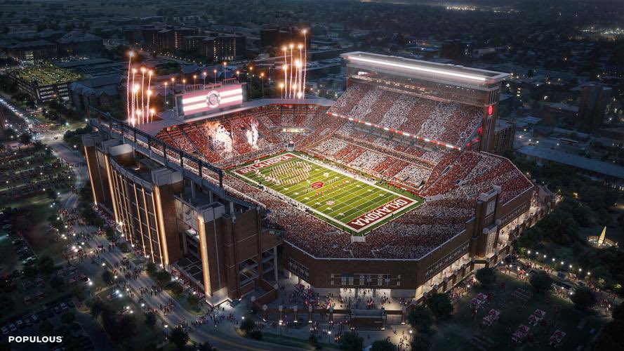 daotrito's tweet photo. @sgarciaz Y por si necesitaran ayuda a tan solo 3 horas al norte de Texas está Oklahoma. 
Varios estadios grandes pero éstos 2 estadios, el de la universidad de Oklahoma de 80k y el de la universidad estatal de Oklahoma de 60k. https://t.co/jSTnRvyeZw