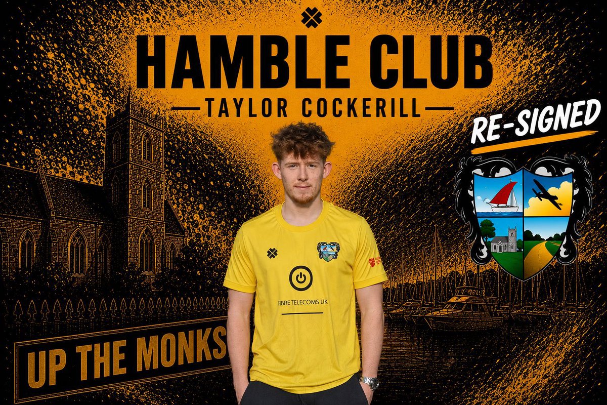 HambleFC's tweet photo. Taylor signs! Another player that’s progressed from our 18s and 23s. Tay is a lad who takes the ball on the half turn real well, keeps things simple and doesn’t mind a tackle. Another with a bright future ahead of him. #UTM https://t.co/gyQD0Zewis