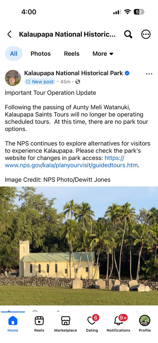 GenZNPS's tweet photo. Sending my prayers to Kalaupapa🕊️

#ParkChat https://t.co/nwZ4vmIegB