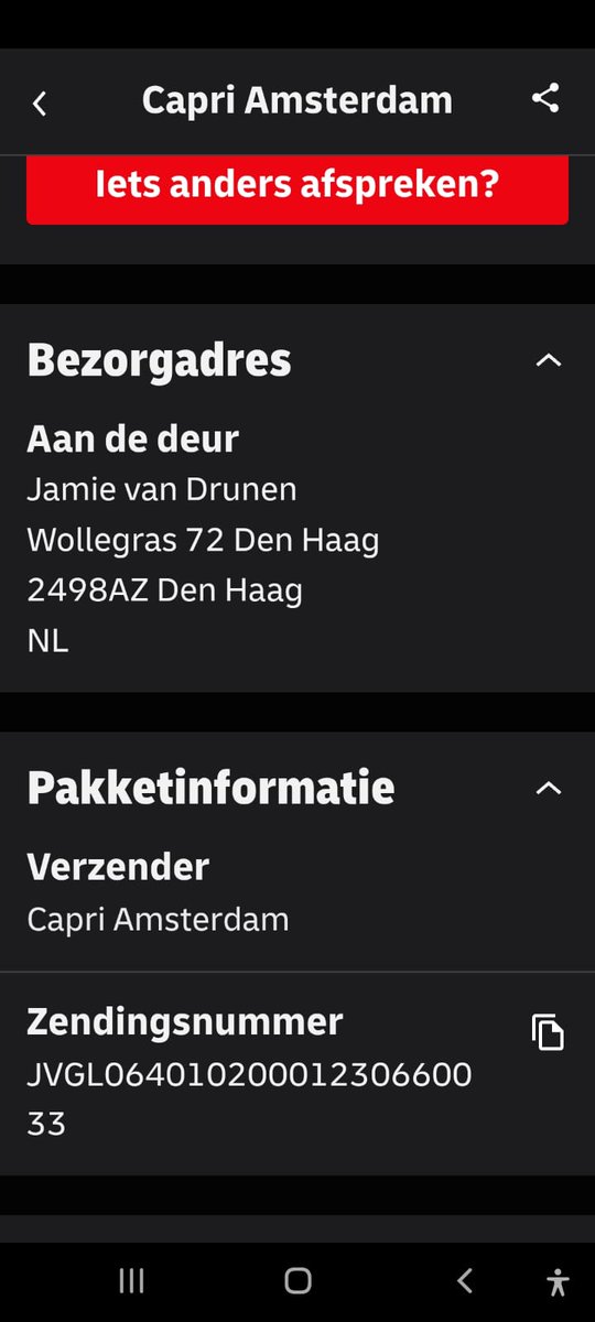 jerph69746's tweet photo. @dhl ik heb niks besteld maar ik kijk net in mijn account en zie ik dit wat is er aan de hand ik heb geen zin in een dikke rekening ik heb niks besteld en als jullie niks doen dan bel ik morgen gewoon de politie https://t.co/MxOVwshw0o