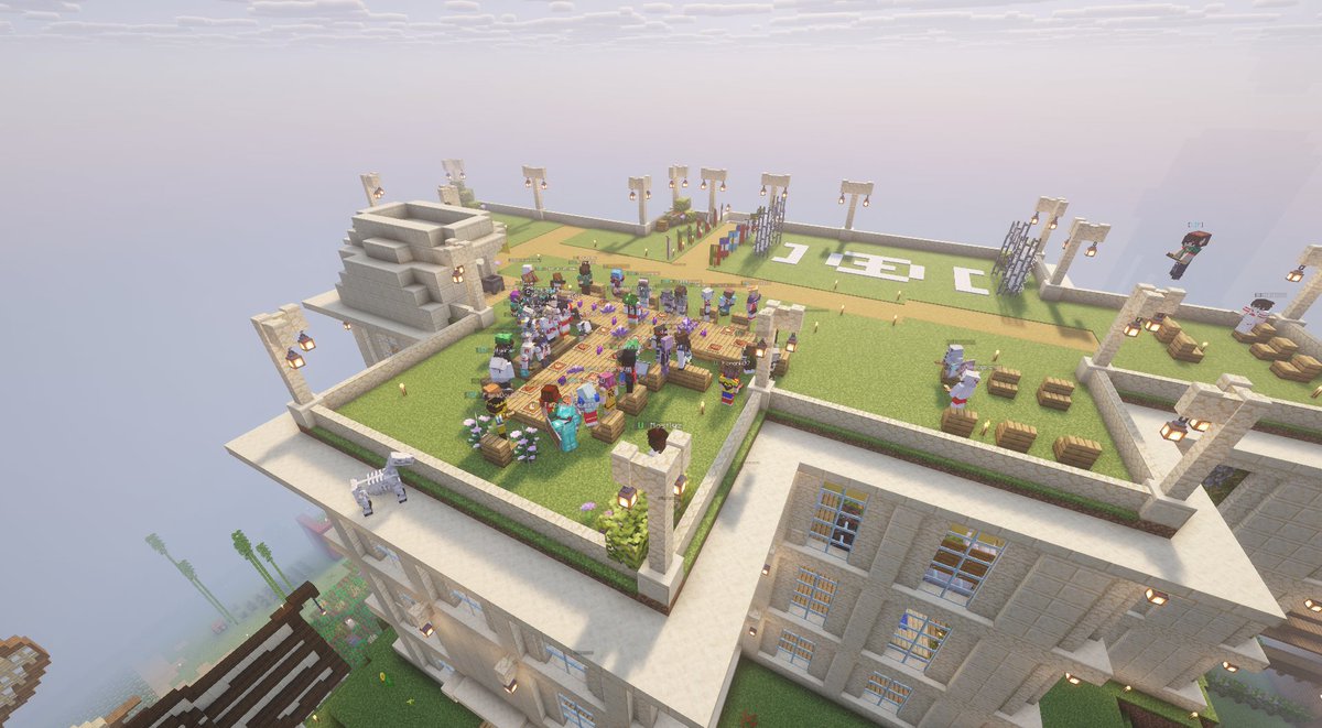 definitelyoli's tweet photo. The North on QSMP Public has a BBQ Monday for the ages!

There was food, dancing, photos, a tour, and a lot of cultural exchanges and kind words shared! <3

#qsmplive #qsmp https://t.co/WN0q90Tznr