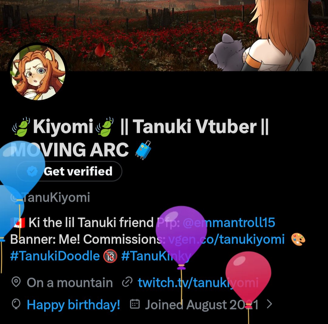 TanuKiyomi's tweet photo. It's that day 🎂 https://t.co/stoN6k0EAX