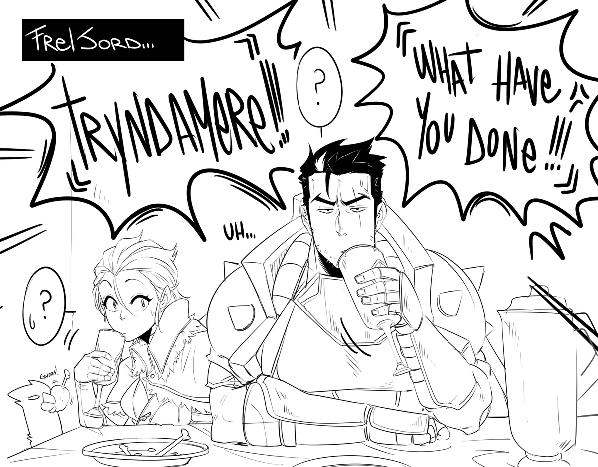 Rolochan105's tweet photo. "What if?" '9 part  - #lol #leagueoflegends #darius #quinn #whatif https://t.co/GXaHVLWcEY
