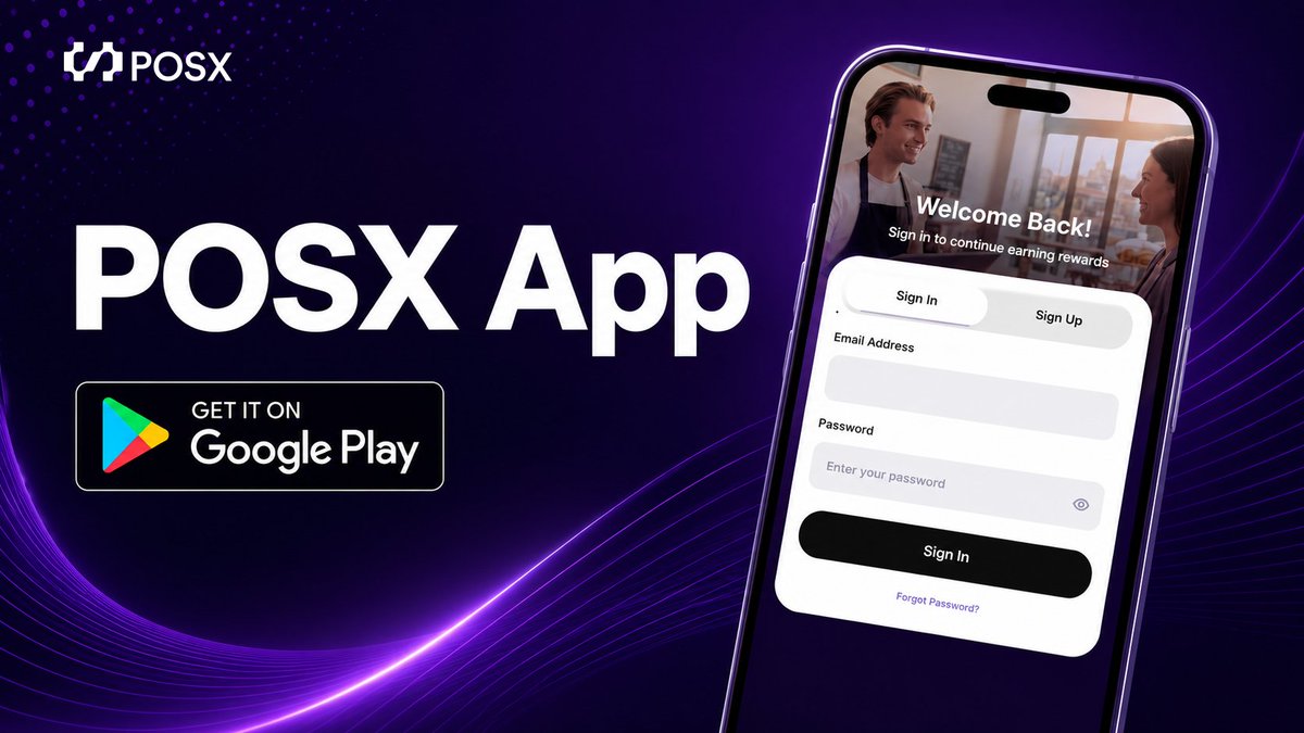 POSX_Official's tweet photo. The POSX App has arrived on Android. 📲

Simple onboarding. Seamless payments. Rewards with every transaction.

Download the app today and experience the future of crypto payments. 🔥 https://t.co/GEK4cWirxB