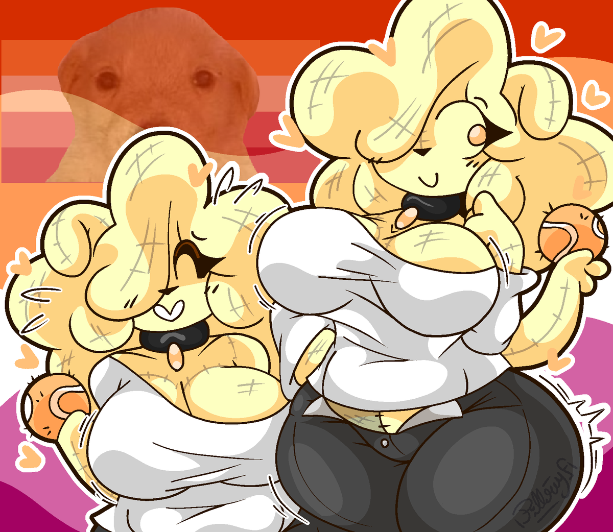 Pillowy_F's tweet photo. now plushy appreciation! gay girl gay girl pride month :3 https://t.co/dGBlpKqjoK
