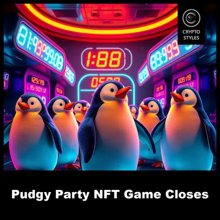 cryptostyles_on's tweet photo. Pudgy Party crashes: NFT battle royale folds https://t.co/mpnOdgGYGB #NFT #Gaming #PudgyPenguins Will Pudgy World revive the hype? https://t.co/NBtALYnRz0