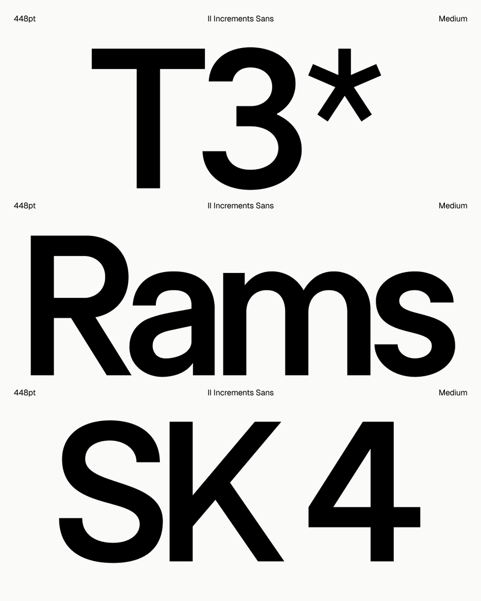 incrementstype's tweet photo. II Increments Sans

II Increments is a study in restraint — a typeface built around clarity, usability, and simplicity. https://t.co/yU1tXmTIr1