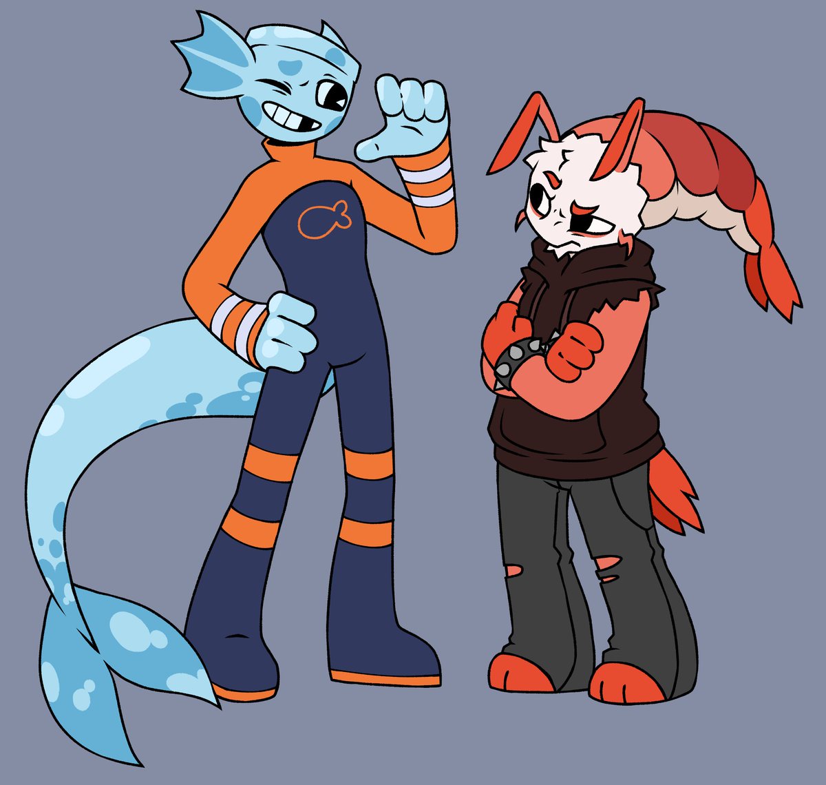 Pegacousin's tweet photo. Been drawing finn and shrimpo :3
#dandysworld https://t.co/1l3jOaEejg