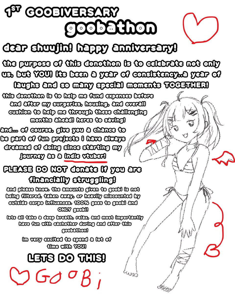 GOOBI 🕯️⛓️❤️🩹 1st GOOBATHON! tweet media
