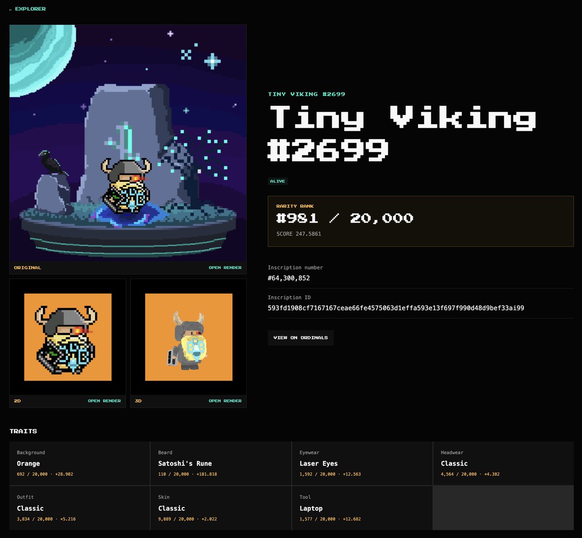 Lars - Tiny Vikings 🤏👑 - ArtBasel 🌱 tweet media