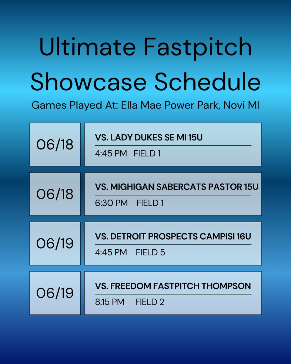 lillian_Coyle7's tweet photo. This Weekends Schedule! 
@2Ganeff @svsu_ryan @McCallSalmon @JoelWorthington @bshipman44 @marleewilson @CoachPena_BSU @CoachBallMalone @pezzplayers @OSUcoachG @MSUM_Softball @jess_bracamonte @Coach_MGardner @bkoch1991 @chris_stelma @ZoeBacon @s3baseball_ @AquinasSB10 @CoachBurns17 https://t.co/8e45MxJmiL