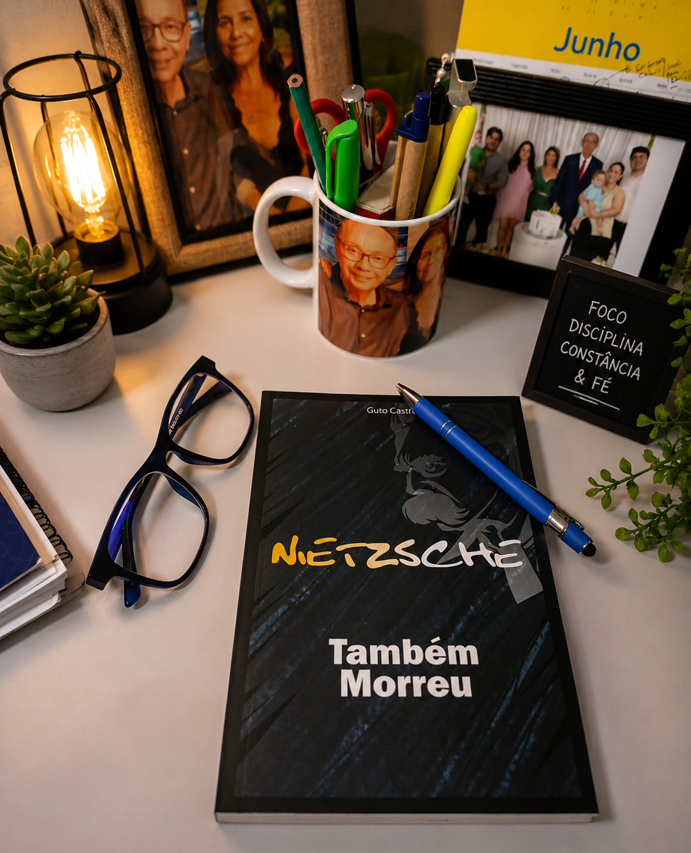 GutodeCastroRN's tweet photo. NIETZSCHE TAMBÉM MORREU🌷| É uma obra sobre a clínica do pensamento. Mais do que examinar ideias, investiga os modos pelos quais elas adoecem, se cristalizam e, silenciosamente, passam a governar a existência humana.

Adquira seu exemplar: +55 (84) 98794-4431. https://t.co/EzwdLzd3gb