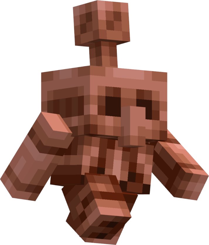 TheOrigamiSB's tweet photo. Remade the Copper Golem again. Might do the oxidized variants later idk.
#blockbench #Minecraft https://t.co/6K8NqeJYea