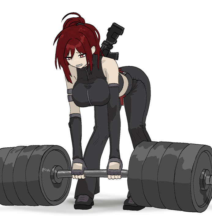 vaentweet's tweet photo. scrolled for a bit and got nazi propaganda under bluechasm. incredible
anyways i decided im not gonna drop said vagueposted art here's my character struggling to lift a weight
hey she got it above the ground a bit that's gotta mean something
[Micah // 1] https://t.co/BDQZEk3aiJ