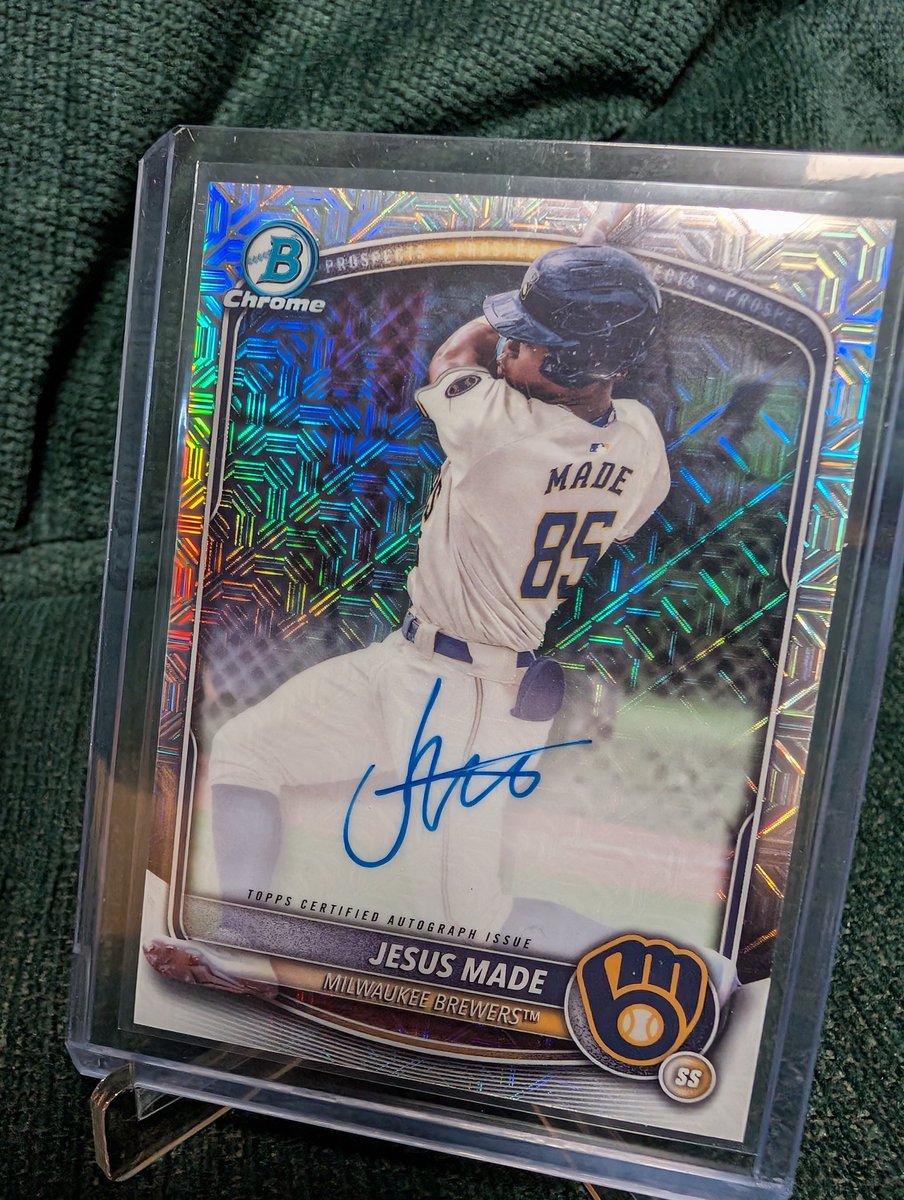 CSNinja_'s tweet photo. Also some other cards from recent mail days. Made is just a base auto, Pratt is 7/7. https://t.co/SVCESQUl8o
