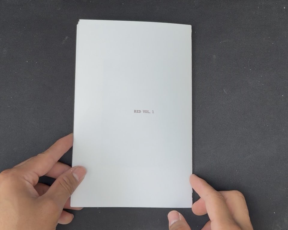 moodydarkroom's tweet photo. zine I made from red photos I’ve taken https://t.co/4ufmEeeybU