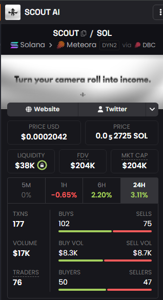 Khuffy_'s tweet photo. The $SCOUT allocation data is officially updated.

The devs actually cut out all the bot farmers and just rewarded the people who held the line. It really feels good to see them care about the true holders.

https://t.co/R1WPBmxYCT

Real patience always beats forced timeline hype.