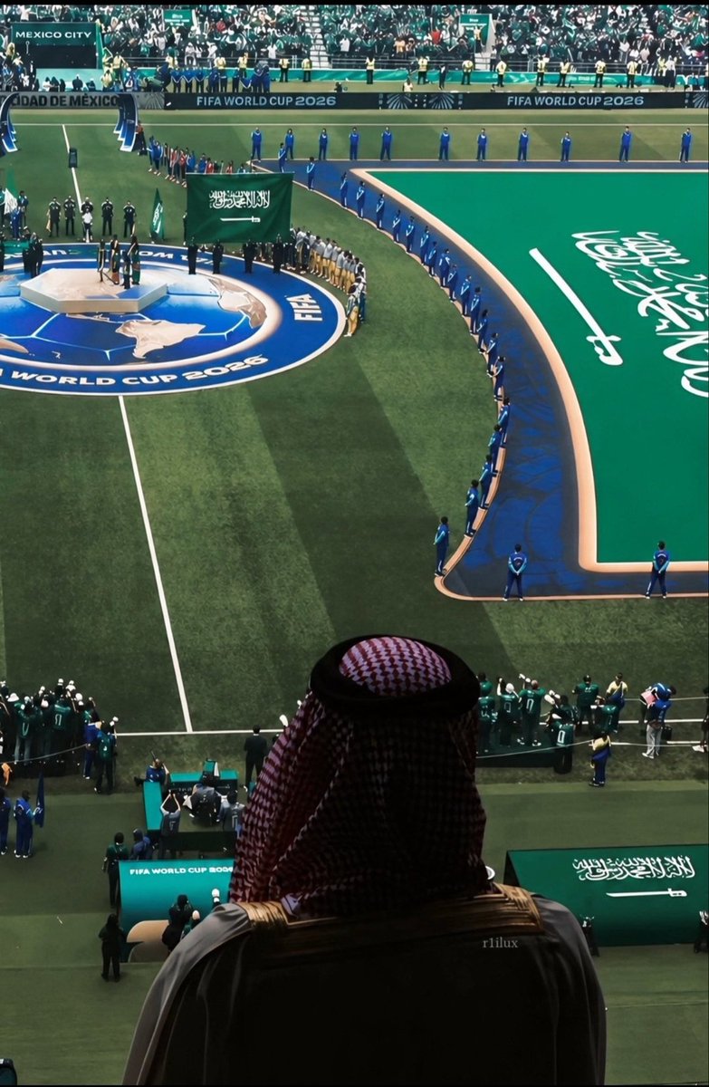 1Muttab's tweet photo. #السعودية_الأوروغواي 
بالتوفيق لمنتخبنا الغالي 🇸🇦🇸🇦 https://t.co/OQvQaJCunU