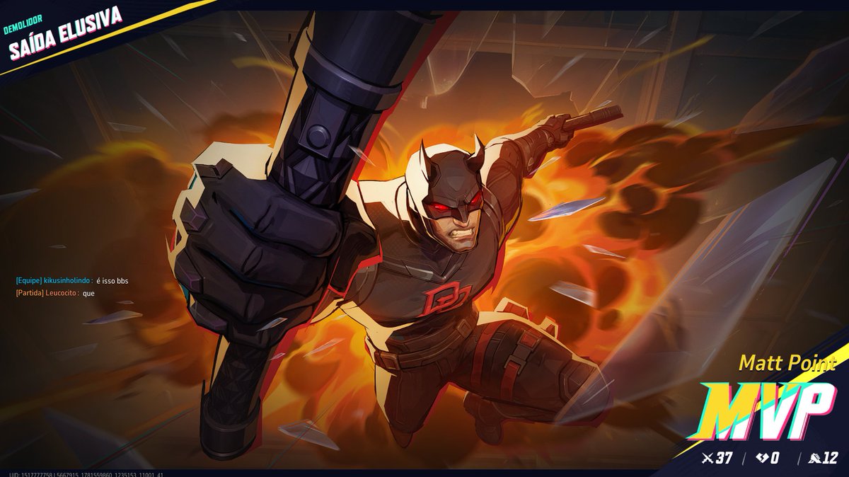omattpoint's tweet photo. AAAAAI QUE NERFARU MEU BUNECU @MarvelRivals #nerfdemolidor #nerfdaredevil #kkkkkkkkk #NERFAMAIS KKKKKKKKKKKKKKKKKK https://t.co/BVEZYr09Jb