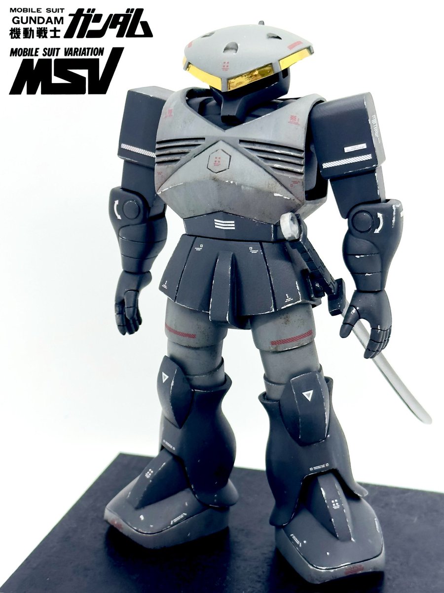 ToMoS_Qkit's tweet photo. 旧ザクとズゴックをミックスして作ったザク ステルスタイプ♪

プレ値とかは置いておいて300円+300円でこういう遊びができるのも旧キットの魅力です♡

#ガンプラ
#旧キット https://t.co/YygOMfKkO3