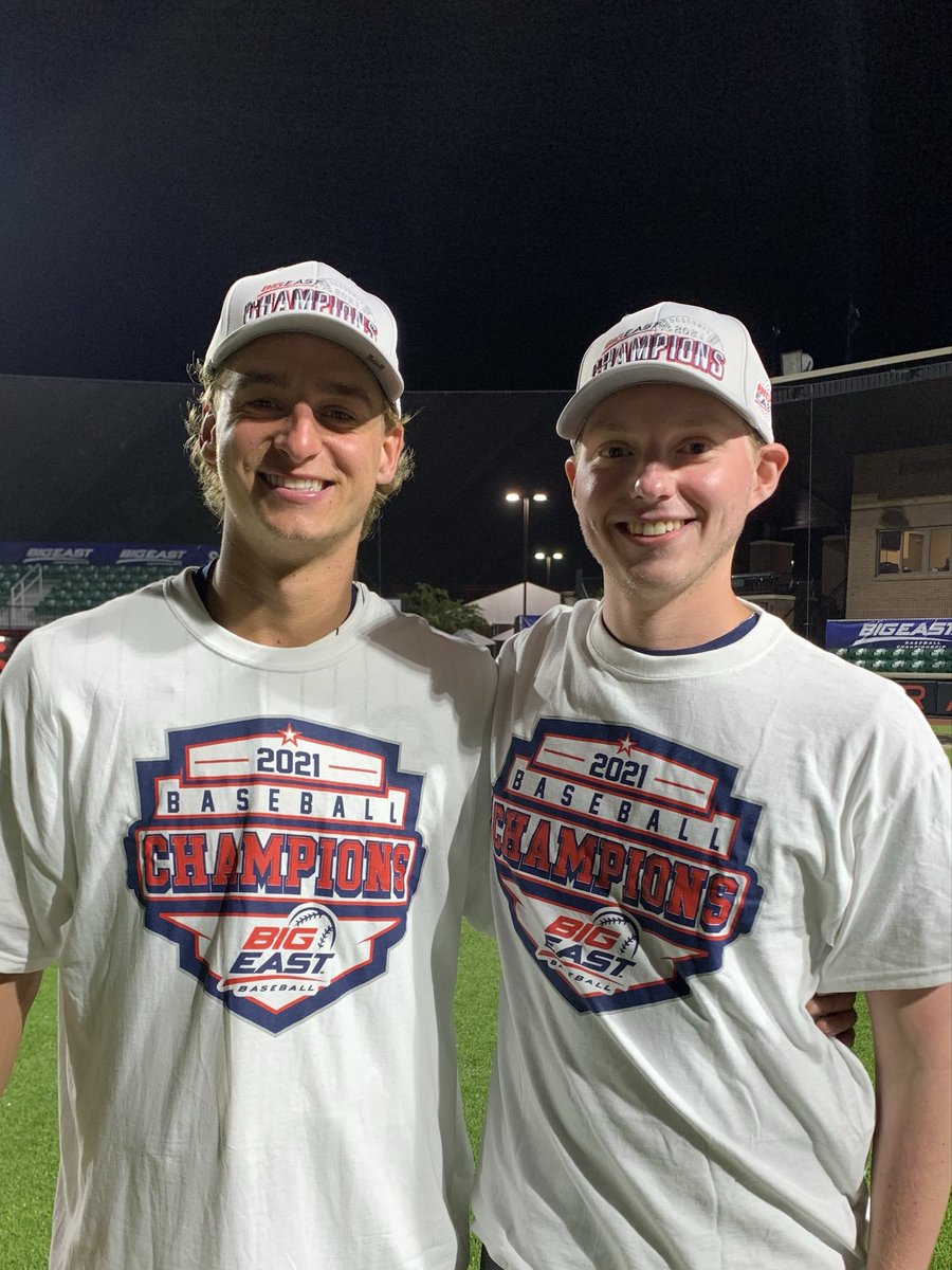 hunterbroadbent's tweet photo. The night we won the 2021 Big East Tournament at UConn, I told Kyler we needed a picture together so I could post it when he made his big league debut…

After watching him dominate in the MiLB, I am so happy to deliver that promise

“How can you not be romantic about baseball?!” https://t.co/cf6RHmV9qd