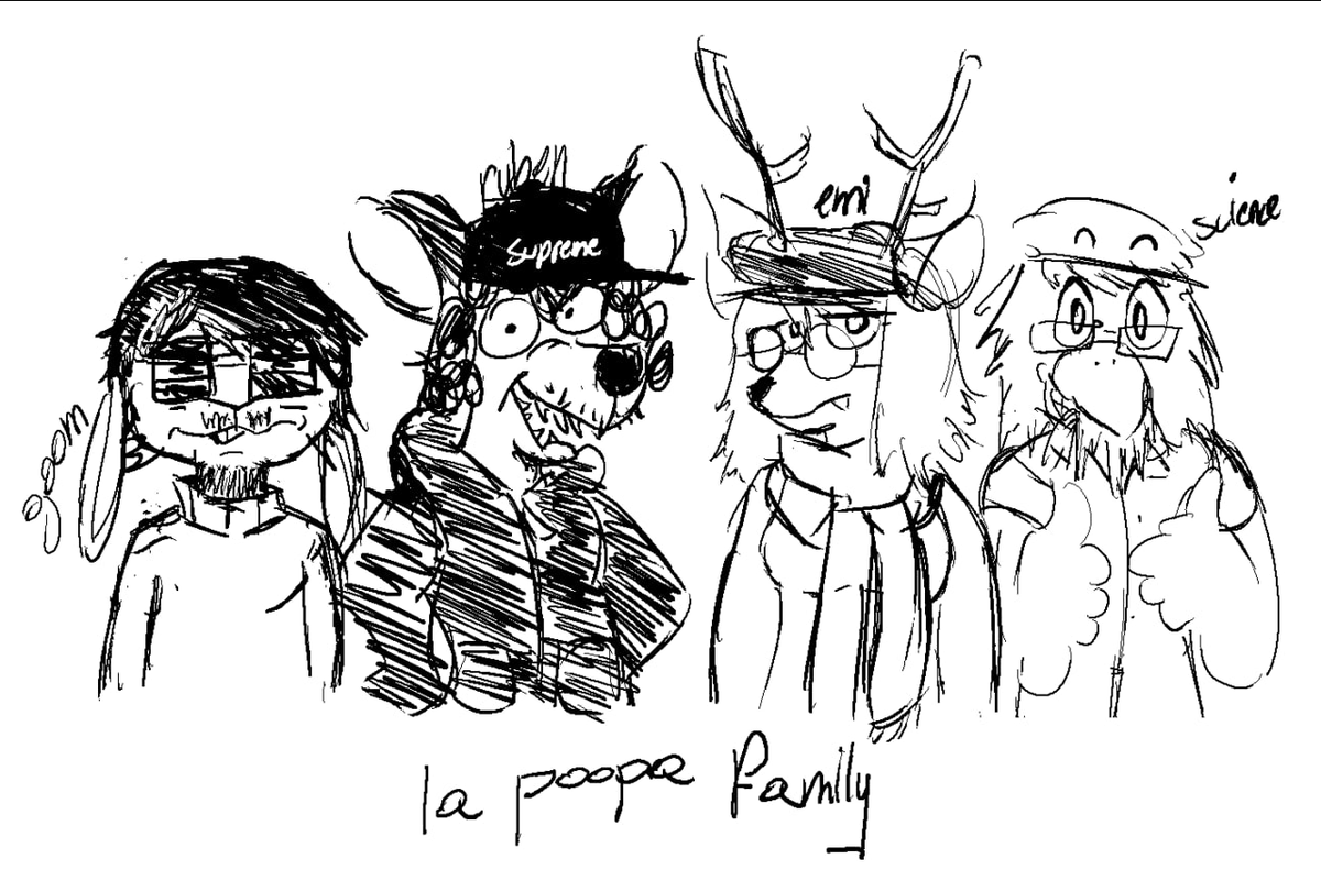 goom1e's tweet photo. "Cool. ass friends doodles."  

#art #digitalart #doodles #furry #furryart #sims #sims2 https://t.co/cuTyrTDuVQ