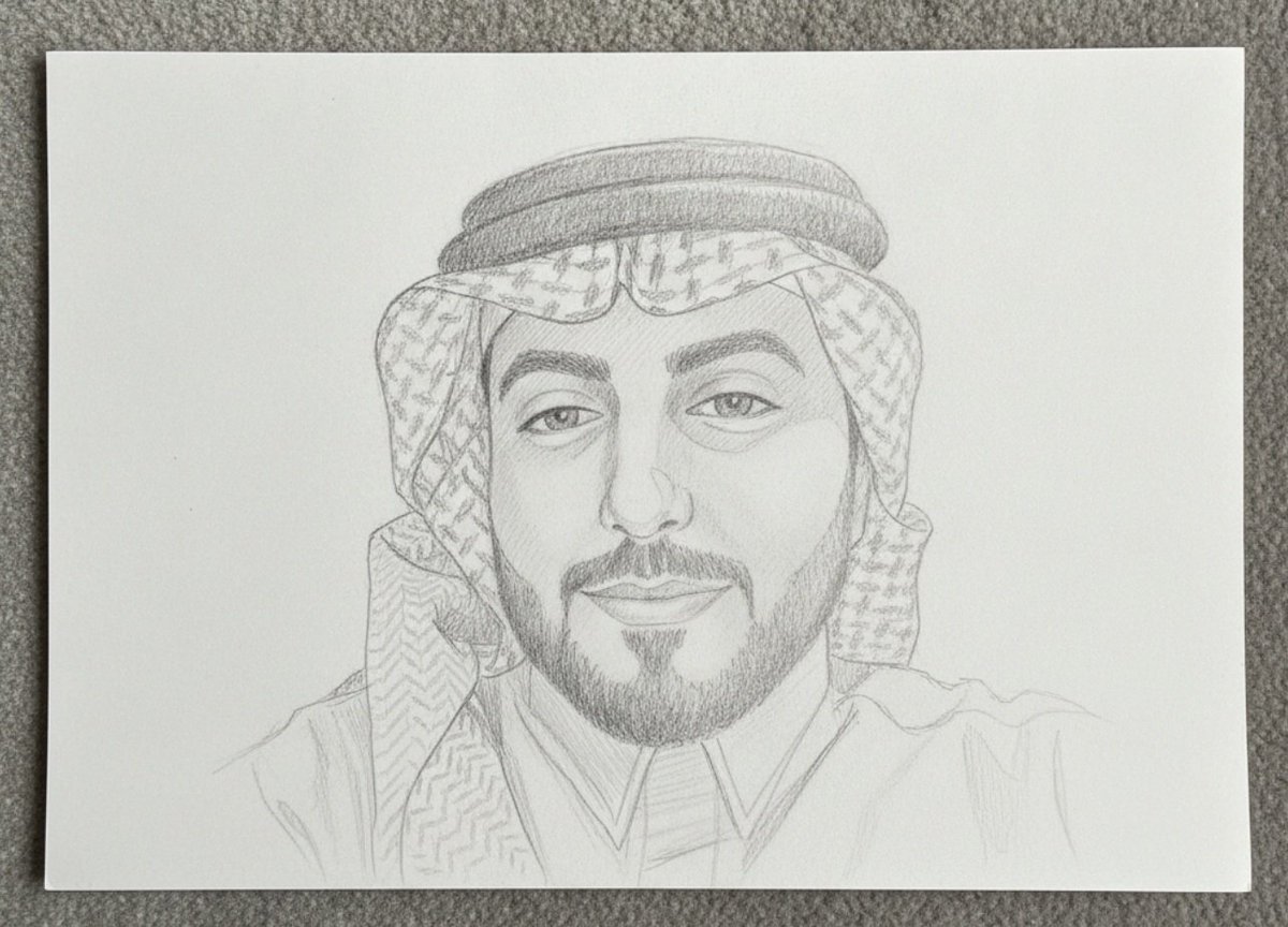vi_o05's tweet photo. @iMash3an 
السلام عليكم اخوي مشعان. 
عملت رسمه لصورتك وإن شاء الله تنال اعجابك 🙏🏻
وأتمنى منك تشجعني وتفرحني بمبلغ بسيط. لأن الرسم هو مصدر رزقي الوحيد لي ولعائلتي 🤍 https://t.co/zuwCXGO1nA