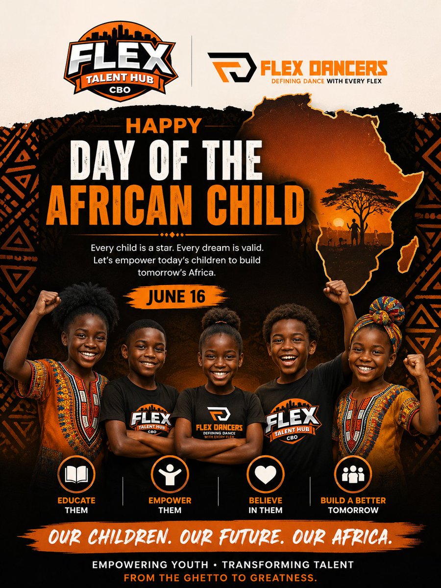 AustineOgono's tweet photo. Honoring the resilience, creativity, and boundless potential of youth across the continent today. 🌍✨ #DayOfTheAfricanChild #June16" https://t.co/OgiPeMkcCR