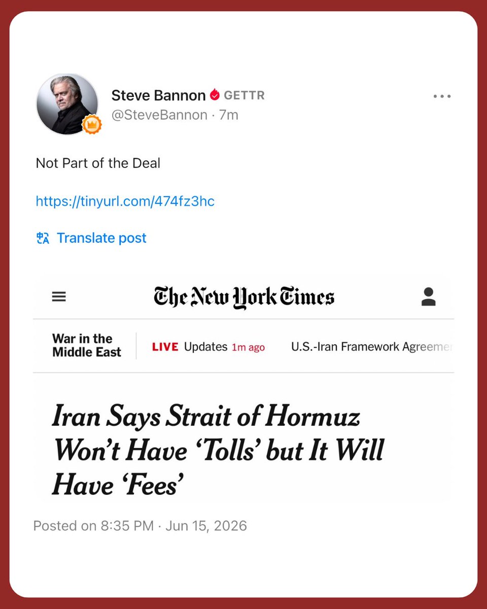 Bannon’s WarRoom tweet media