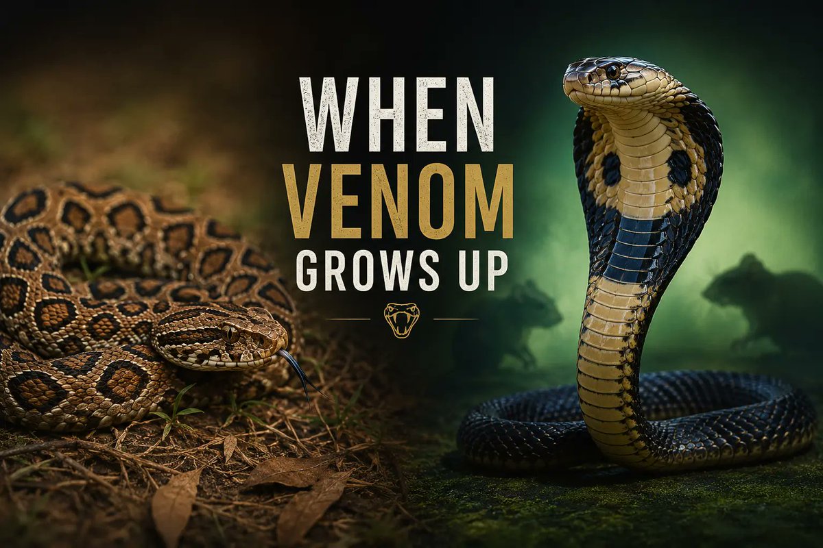 venomdetective's tweet photo. It’s Toxin Tuesday! 🐍

When Snake Venom Grows Up

This week’s blog post explores a fascinating question: does venom change as a snake grows?

Read here: https://t.co/H3h1xfk4hr

#ToxinTuesday #Snakebite #VenomResearch #venomdetective https://t.co/jDsZMW8kl2